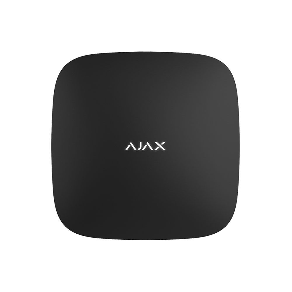 Unitate centrala wireless AJAX Hub 2 BL, 100 dispozitive, 2000 m, verificare vizuala alarma Ajax imagine noua idaho.ro