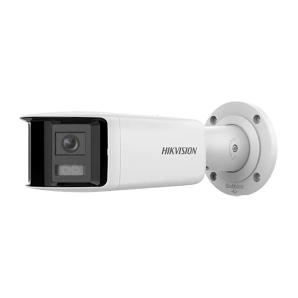 Camera supraveghere exterior IP Hikvision DarkFighter DS-2CD2T46G2P-ISU-SL-2.8MM, 4 MP, IR 40 m, PoE, microfon, slot card Camera imagine noua idaho.ro