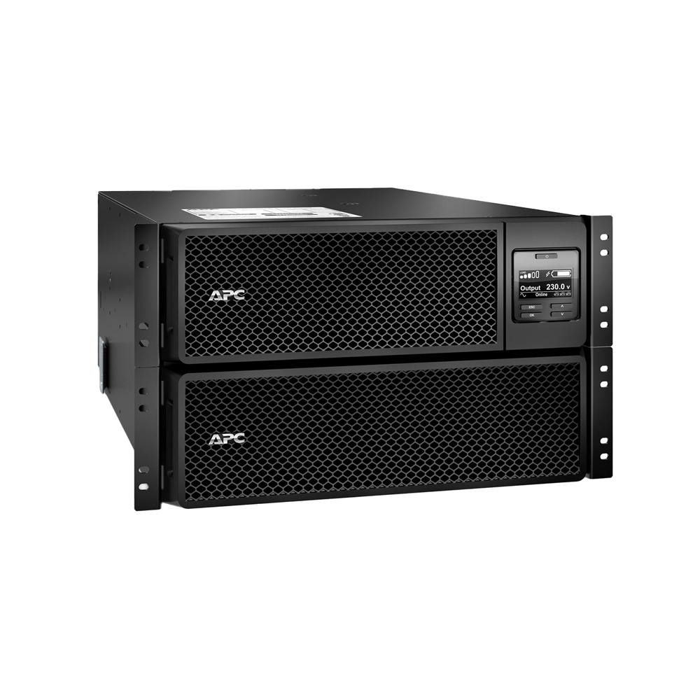 UPS cu 10 prize APC SRT10KRMXLI, 900 W / 1500 VA, LCD APC