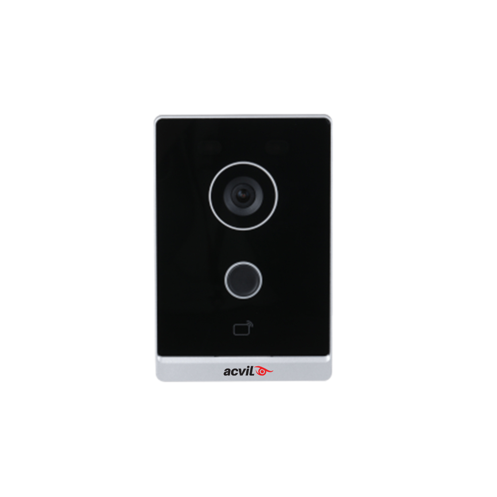 Videointerfon de exterior IP WiFi Acvil ACV-2211G-WP, 2MP, 2.4 GHz, 1 familie, aparent, 10.000 carduri, PoE 10.000