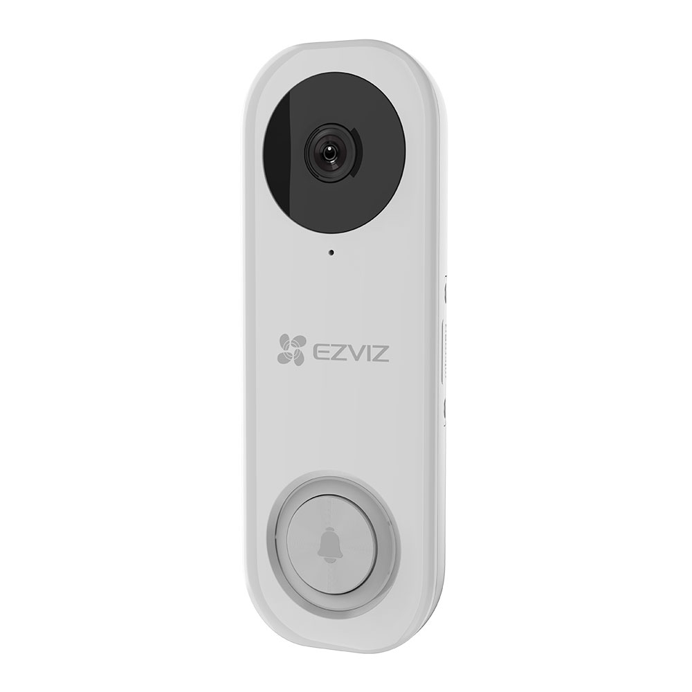 Videointerfon de exterior WiFi EZVIZ CS-DB1C-A1-1E2W2FR, 2 MP, 2.1 mm, Night Vision, 1 familie, slot card, aparent 2.1 imagine noua