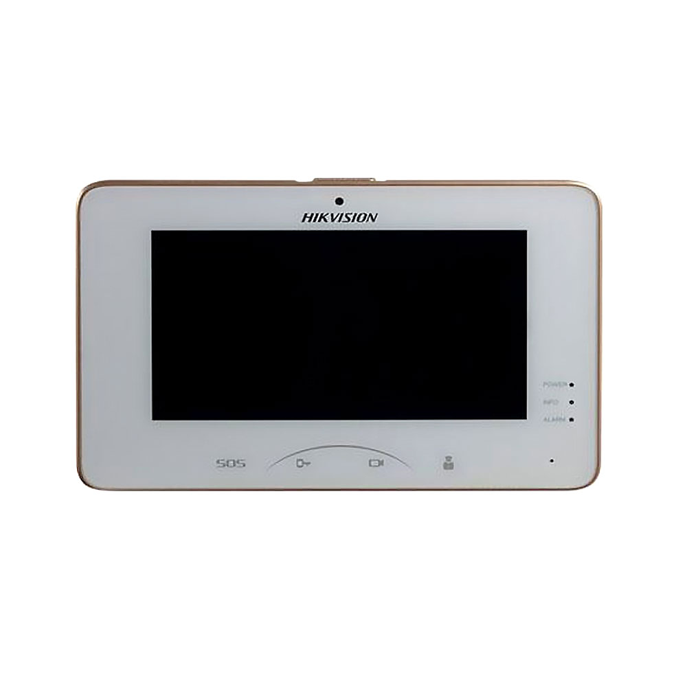 Videointerfon de interior HIKVISION DS-KH8301-WT, 7 inch, 256 M, aparent Hikvision imagine noua tecomm.ro