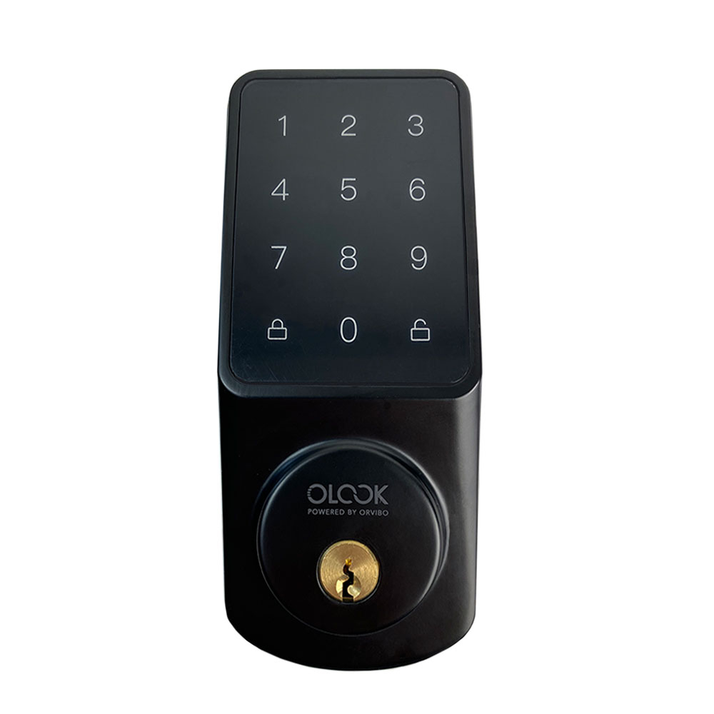 Yala smart WiFi petru control acces rezidential Orvibo Olock, USB tip C, 2.4 GHz, cod PIN, cheie, control de pe telefon (WiFi