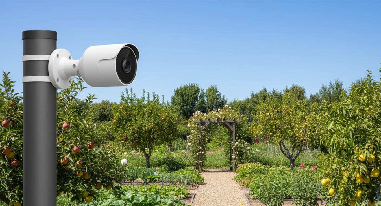 Cum te ajuta camerele de supraveghere sa-ti protejezi livada sau gradina - camera rotativa exterior, camera de supraveghere fara fir si alte modele