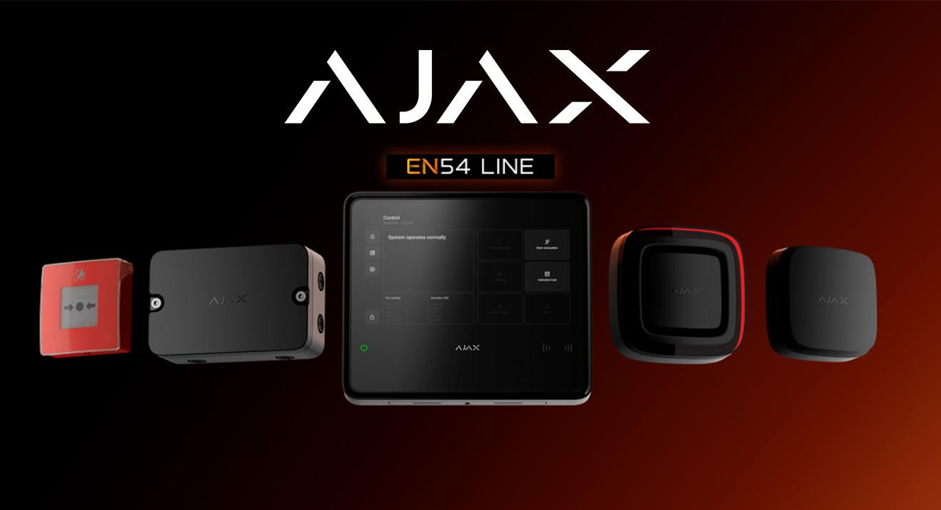 Ajax EN54 Line: solutii complete si certificate pentru detectia si managementul incendiilor